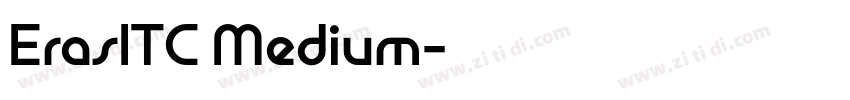 ErasITC Medium字体转换